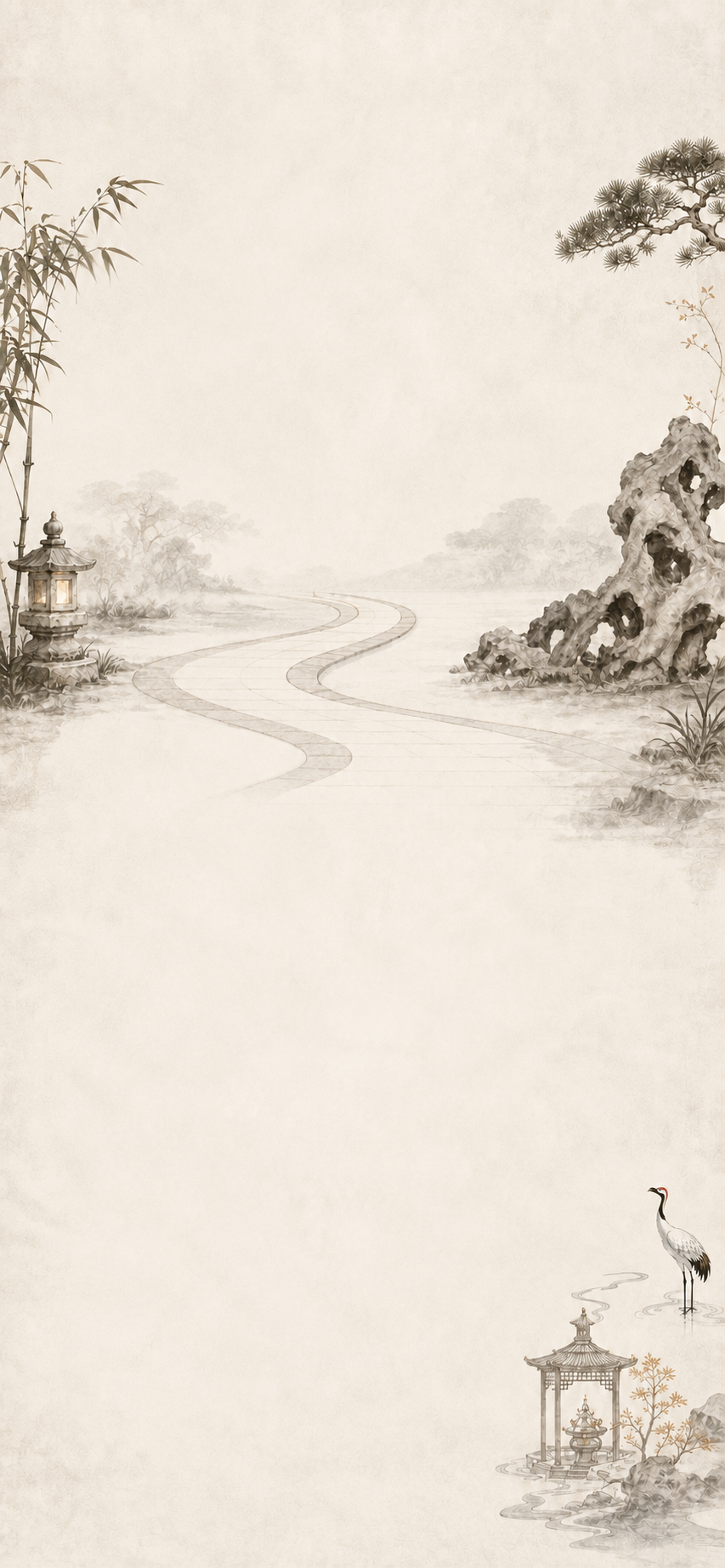 游园主题插画